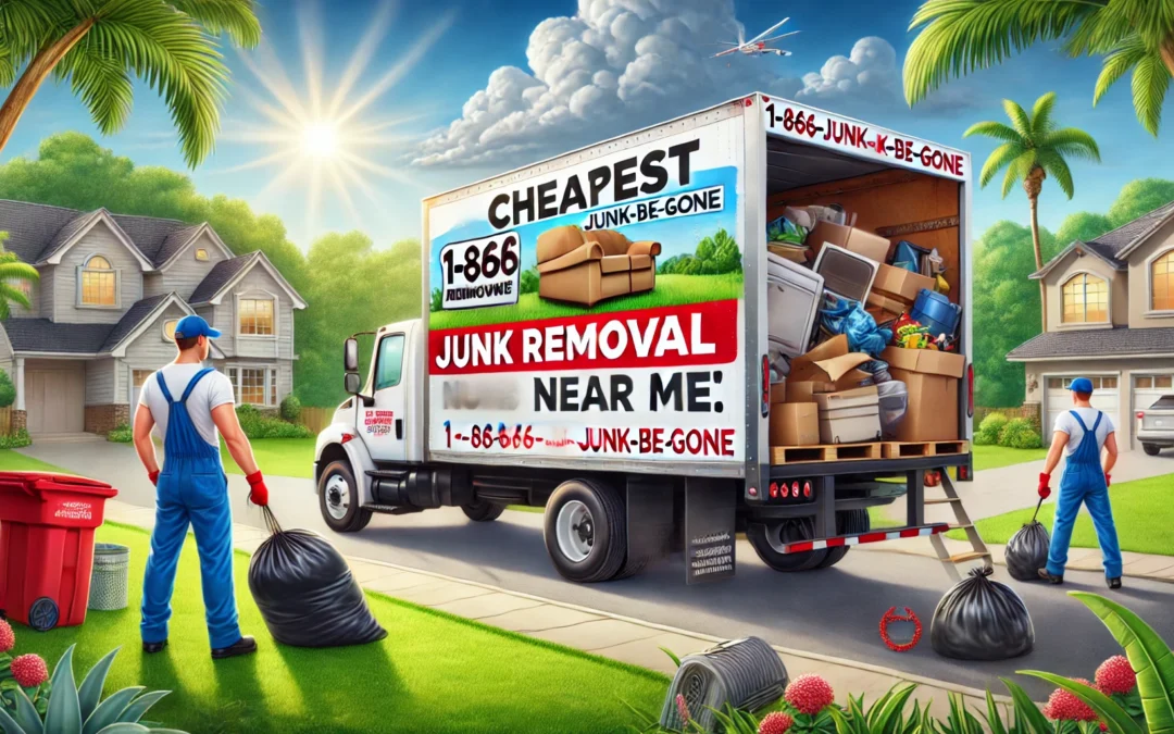 the Cheapest Junk Removal Near Me – 1-866-Junk-Be-Gone