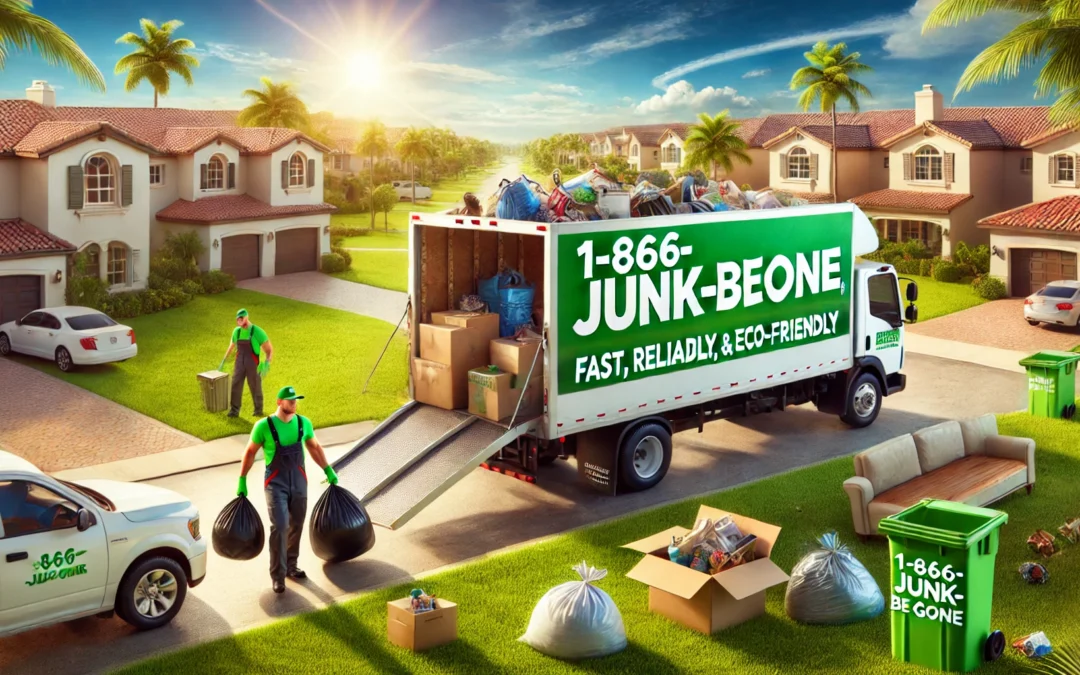 Junk and Trash Removal Services by 1-866-Junk-Be-Gone: Fast, Reliable, and Eco-Friendly Solutions